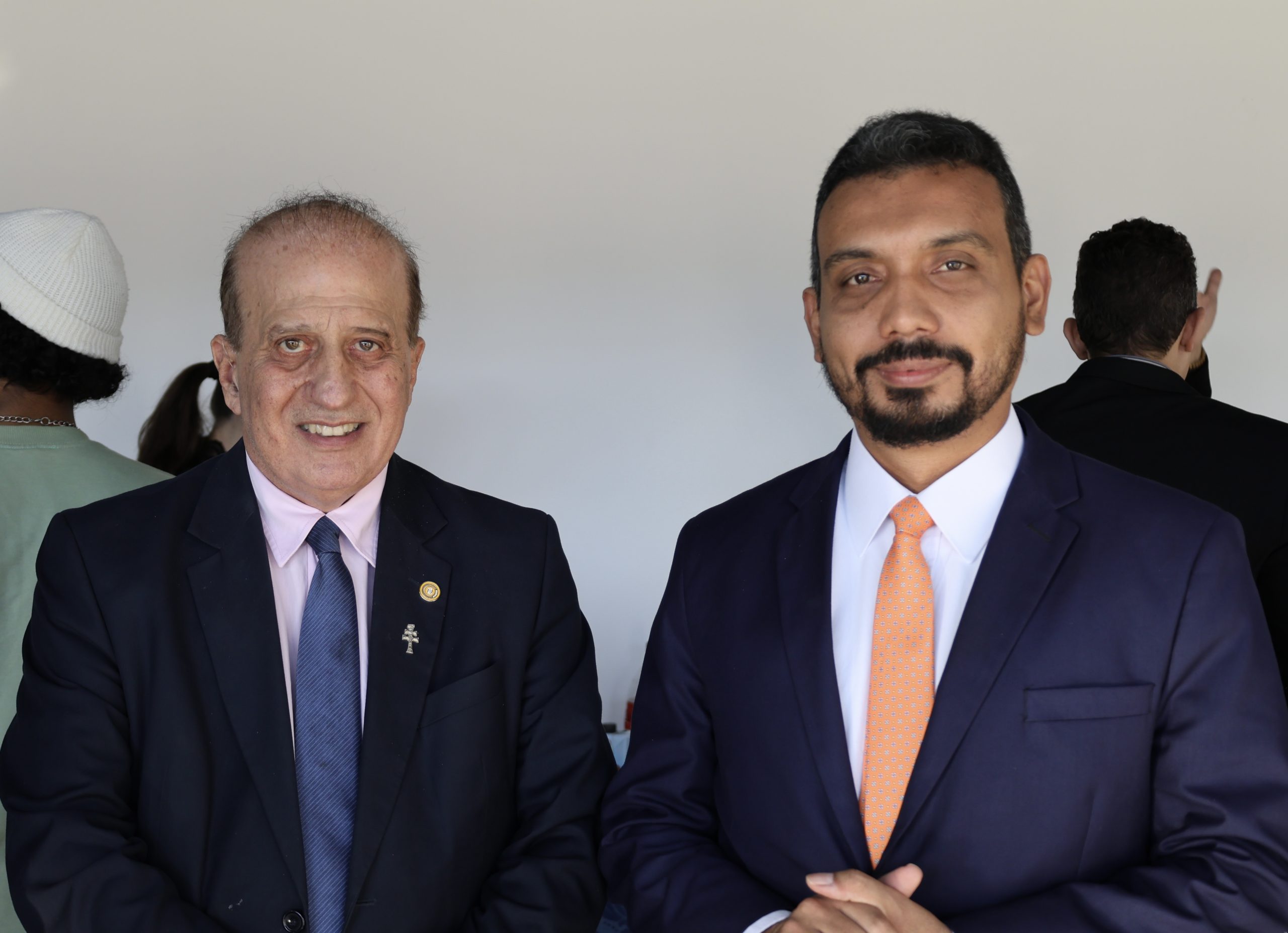 Presidente André Aureliano e ministro do TCU, Augusto Nardes